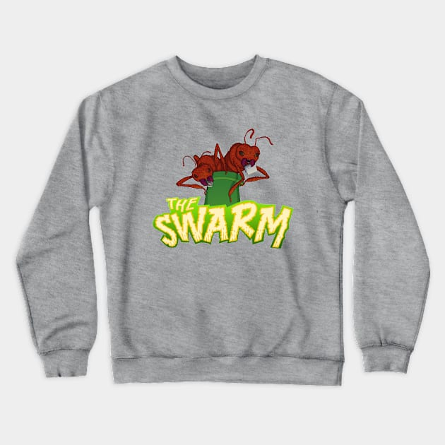 Swarm Classic Logo Tee Crewneck Sweatshirt by Swarm